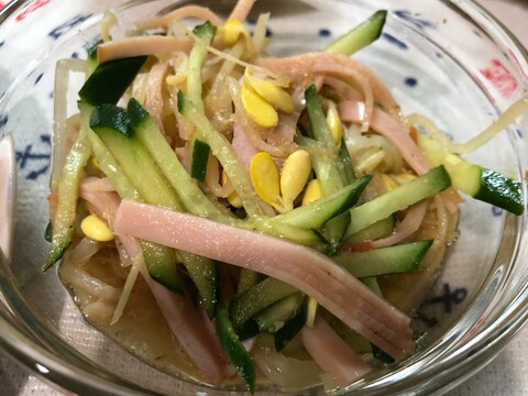 豆もやしの中華サラダ